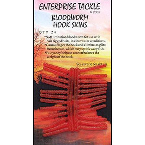 Larve de libelule Enterprise Tackle Artificial Bloodworm Hook Skins