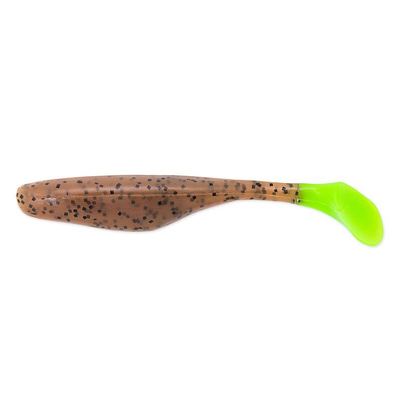 Shad Bass Assassin Turbo Shad 10cm, culoare Pumpkin Seed/CT